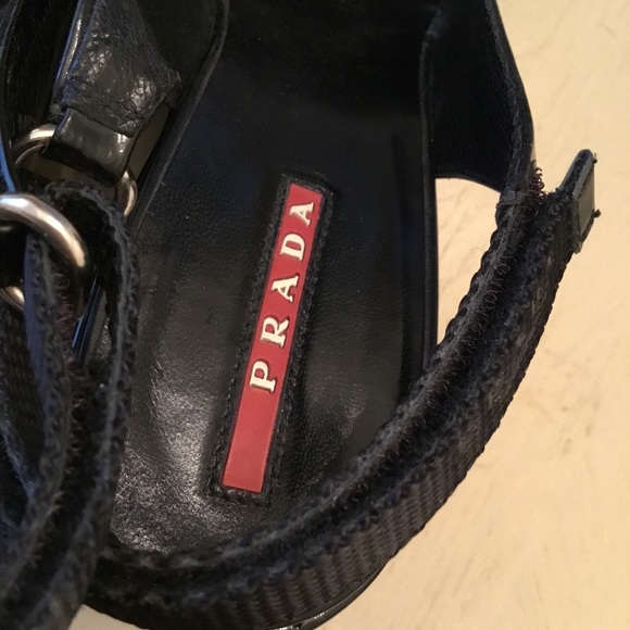 Prada Leather Sandals Size 37.5 - Picture 2 of 6